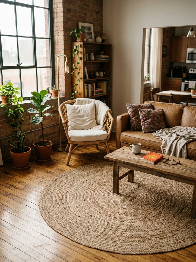 Boho Loft Jute Circle