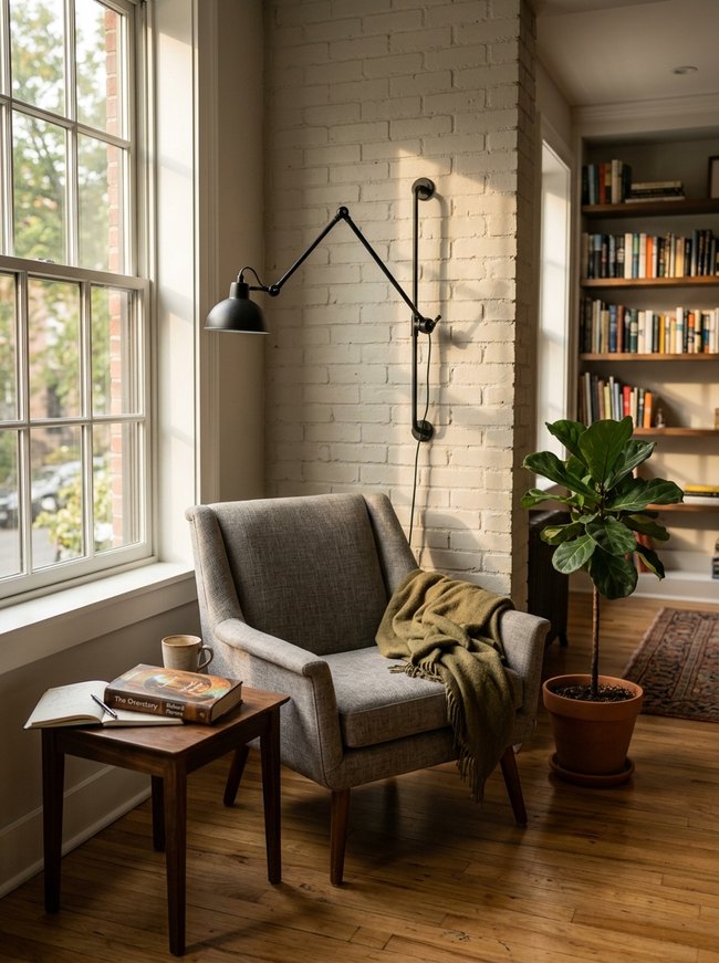Industrial Swing Arm Sconce