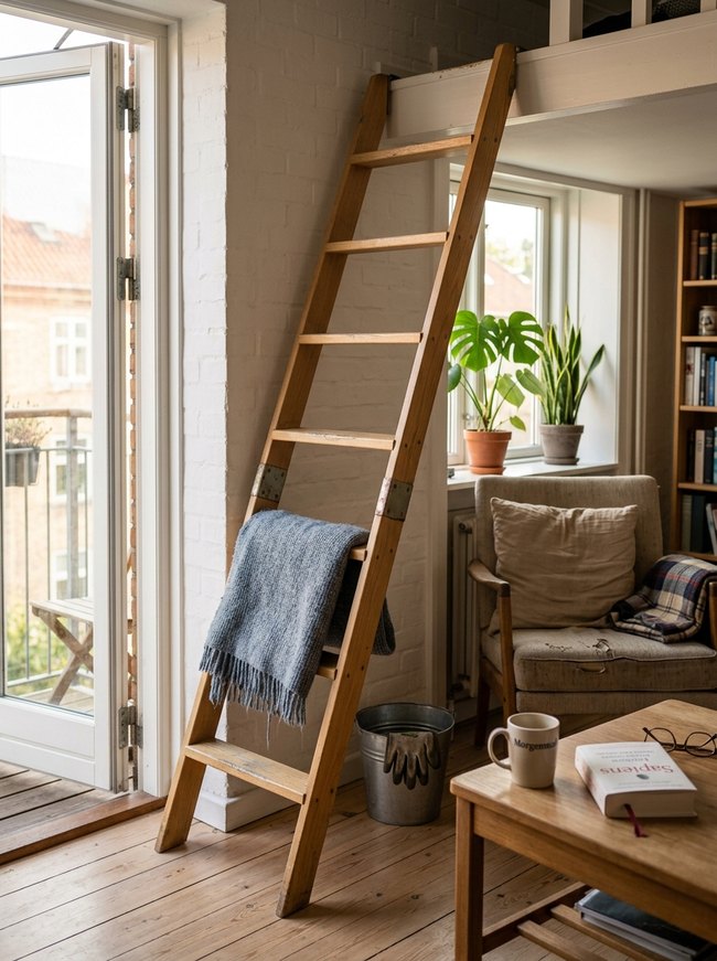 Folding Balcony Ladder