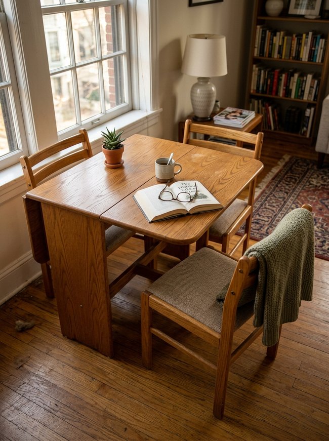 Foldaway Dining Table Set