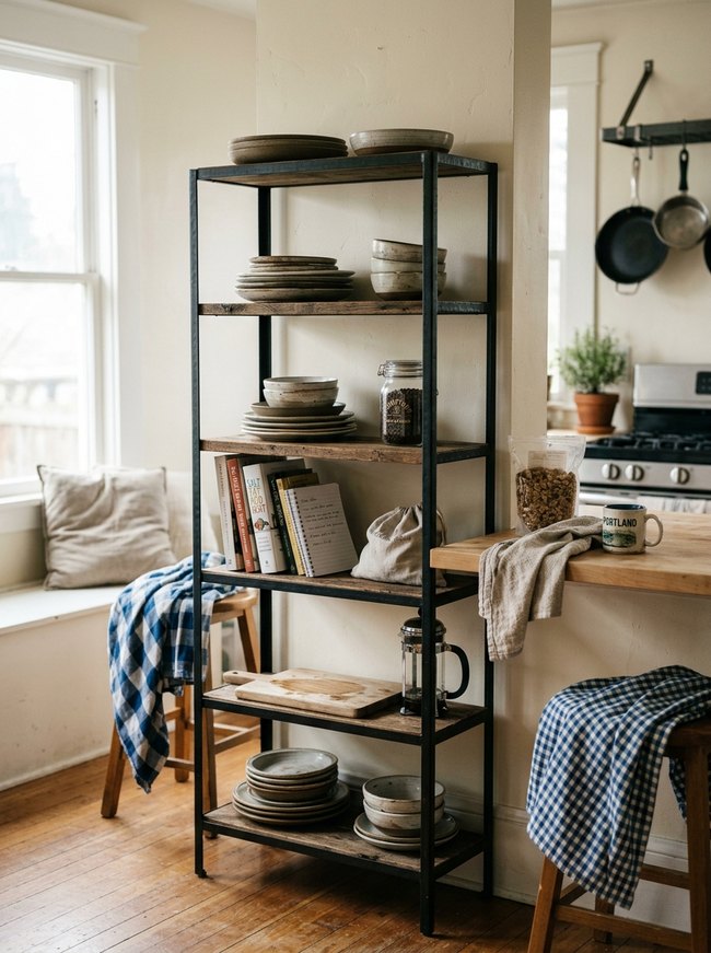 Streamlined Kitchen Storage Rack