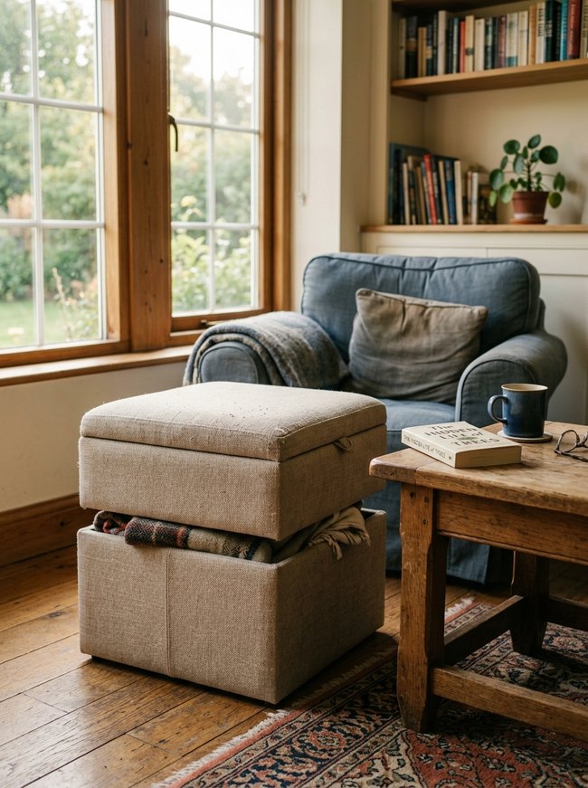 Stackable Ottoman Storage