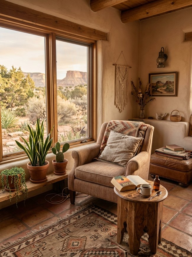 Bohemian Desert Living Corner