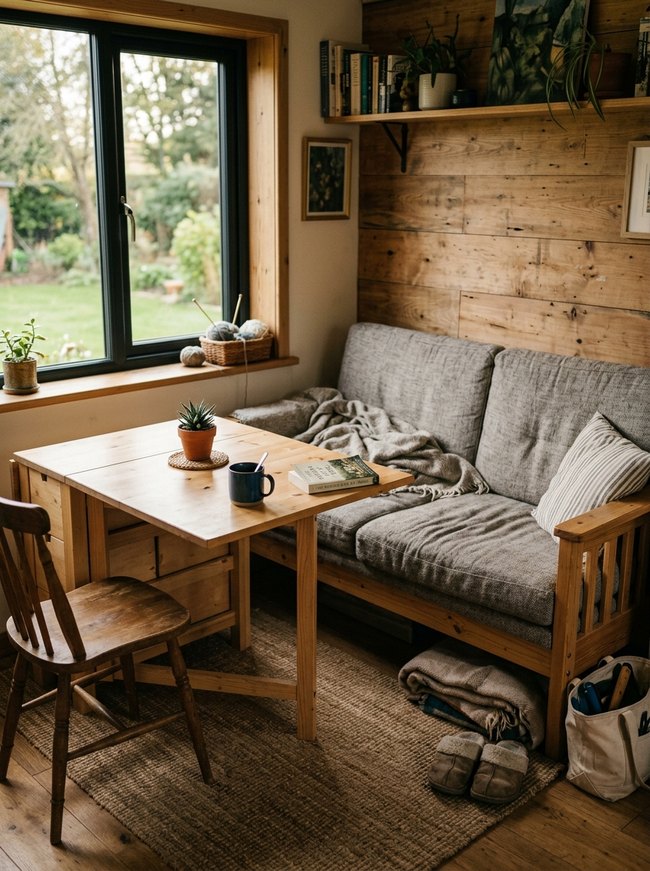 Convertible Sofa Dining Space