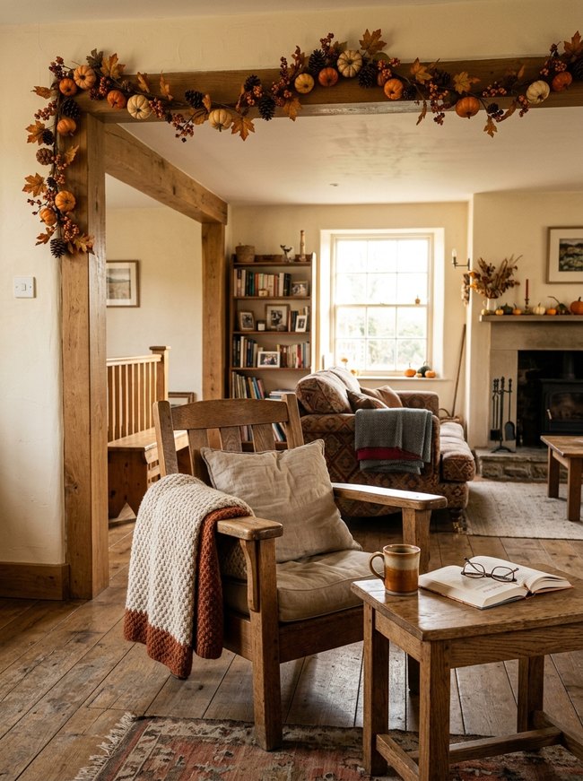 Miniature Pumpkin Garland Arch