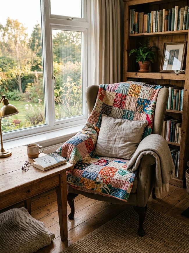 Heirloom Quilt Reading Corner