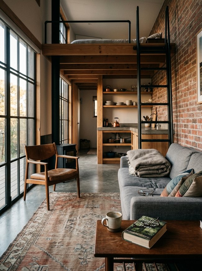 Urban Industrial Cube Living