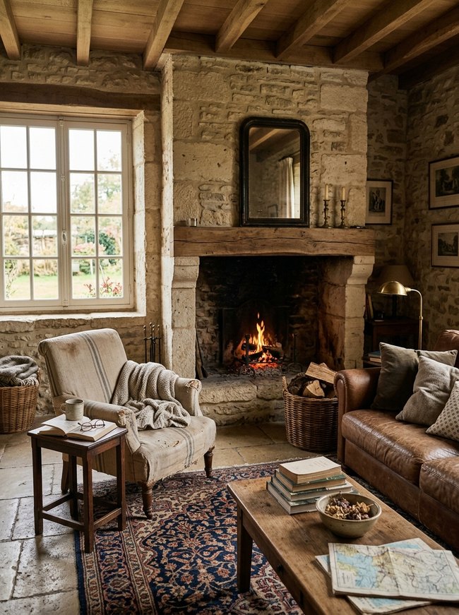 Countryside Stone Hearth Living