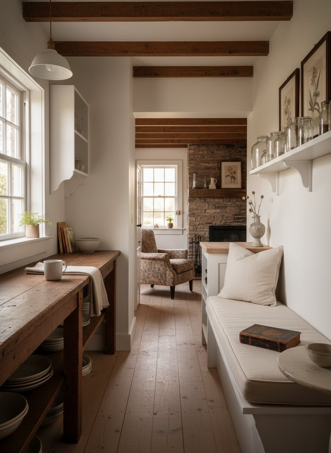 Rustic Farmhouse Galley Nook