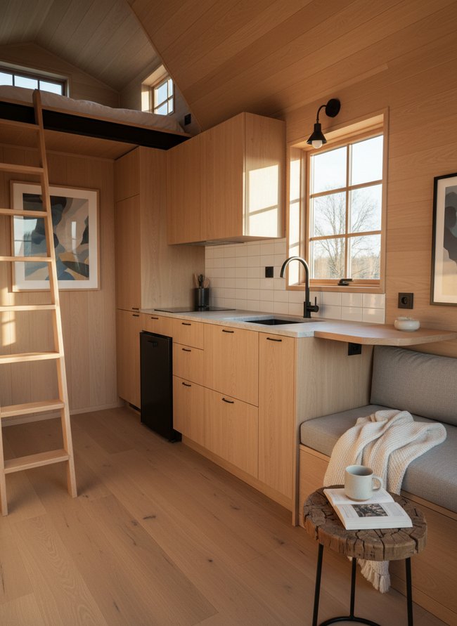 Scandinavian Light Oak Kitchen