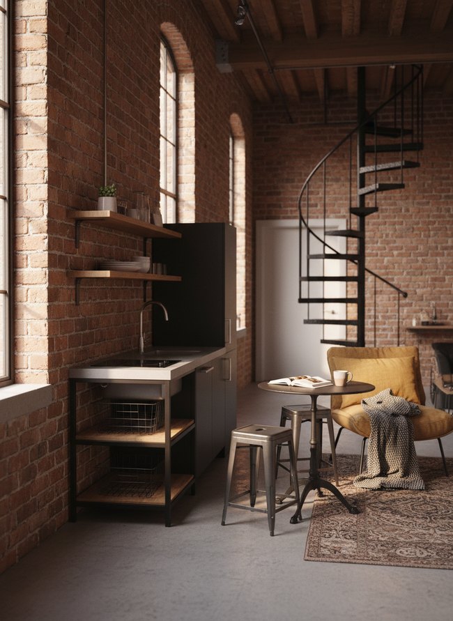 Brick Wall Minimalist Prep