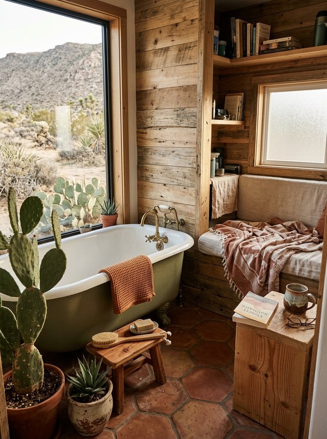 Prickly Pear Bathroom Oasis