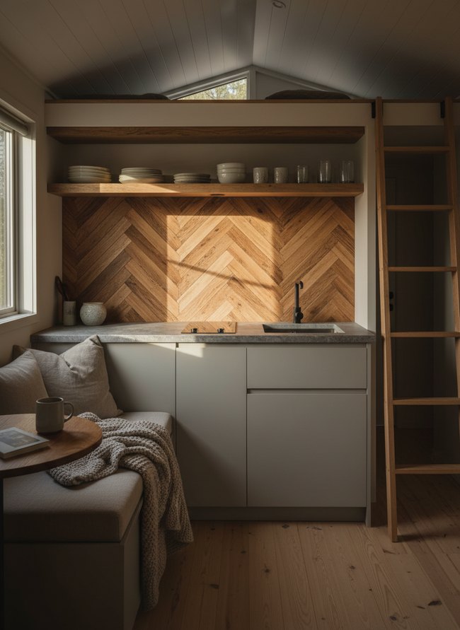 Herringbone Wood Accent