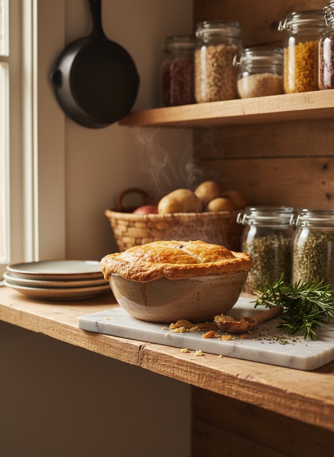 Open Shelf Farmhouse Pantry