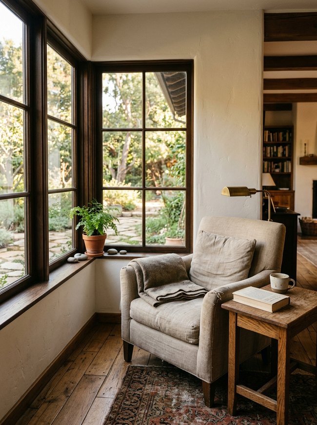 Bright Corner Window Nook