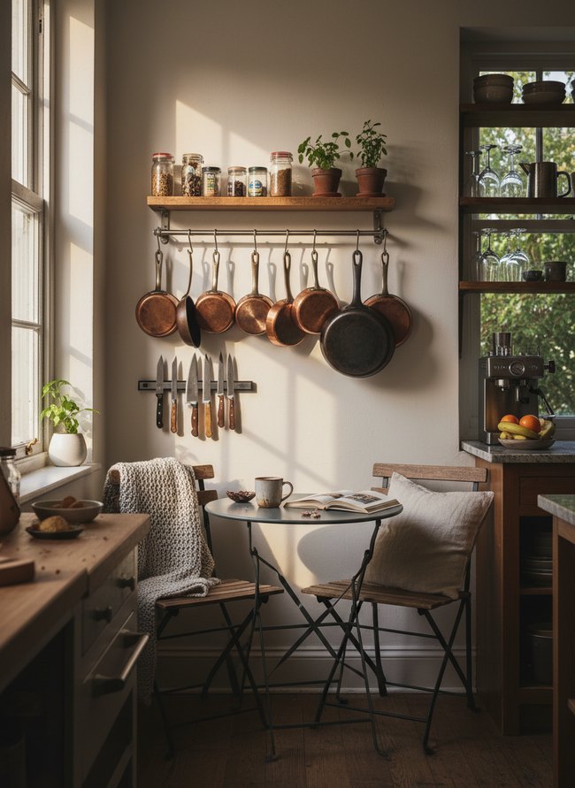 Wall-Mounted Pot Rail