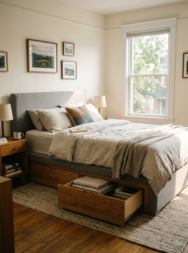 Under-Bed Pullout Storage Drawers