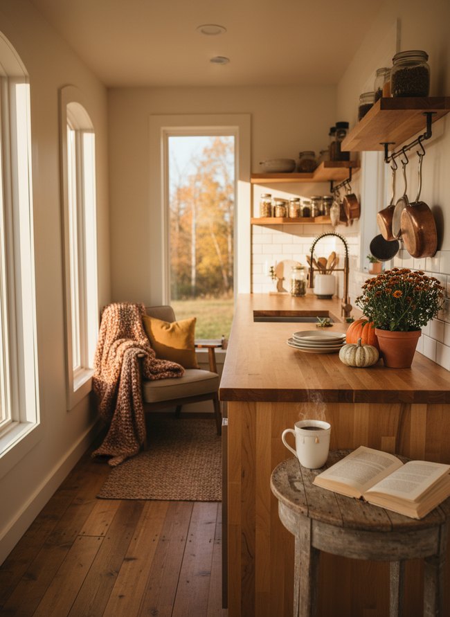 Maple Wood Counter Layout
