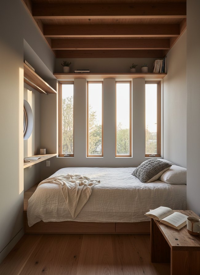 Sleek Under-Window Sanctuary