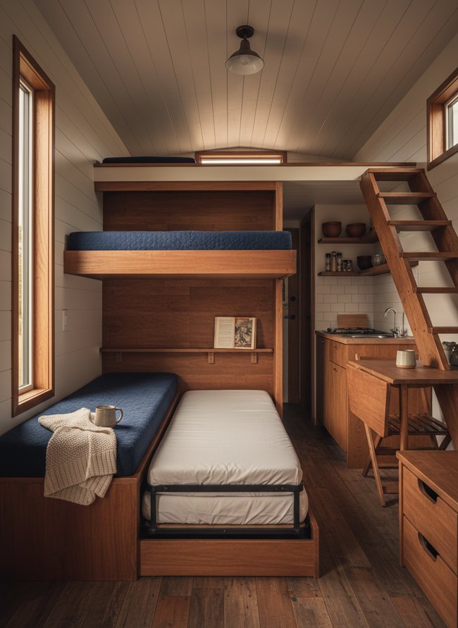 Hidden Pull-Out Bunk