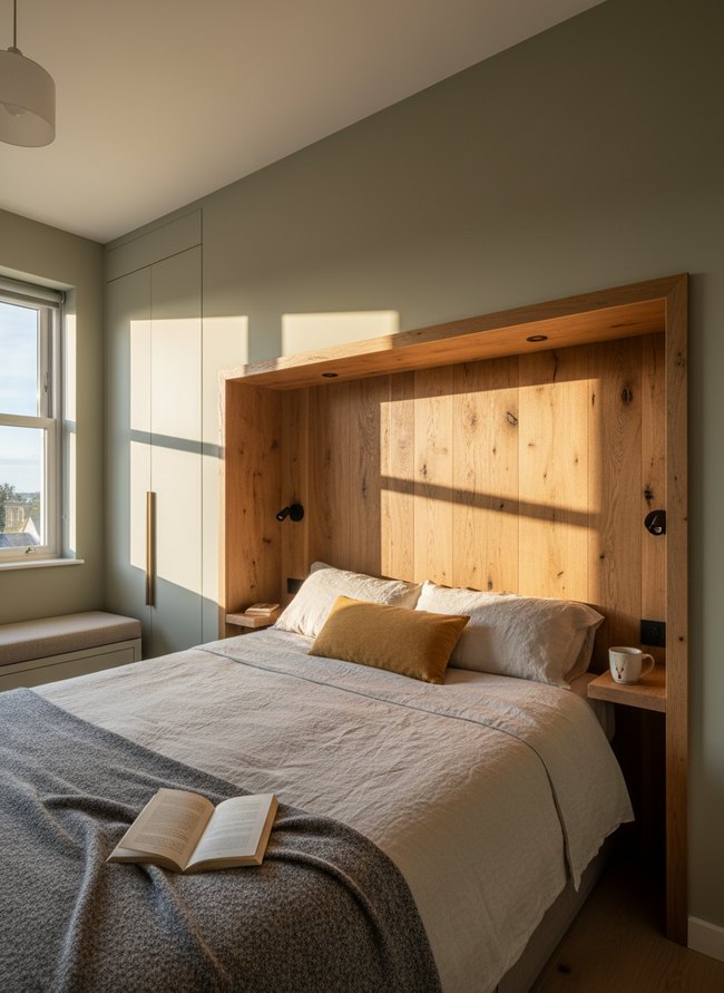 Built-In Niche Headboard