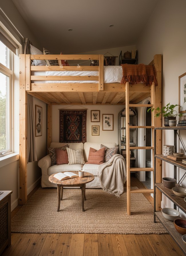 Boho Throw Loft Arrangement