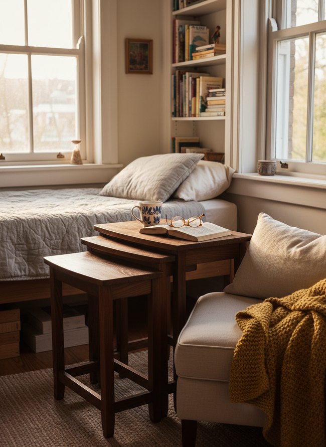 Nested Tiered Side Table