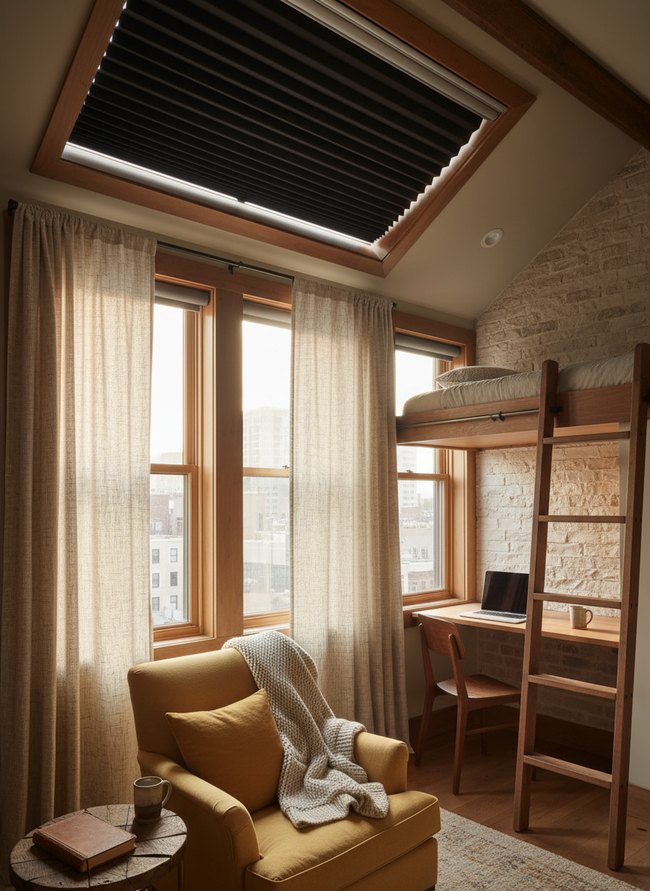 Blackout Skylight Loft Treatment
