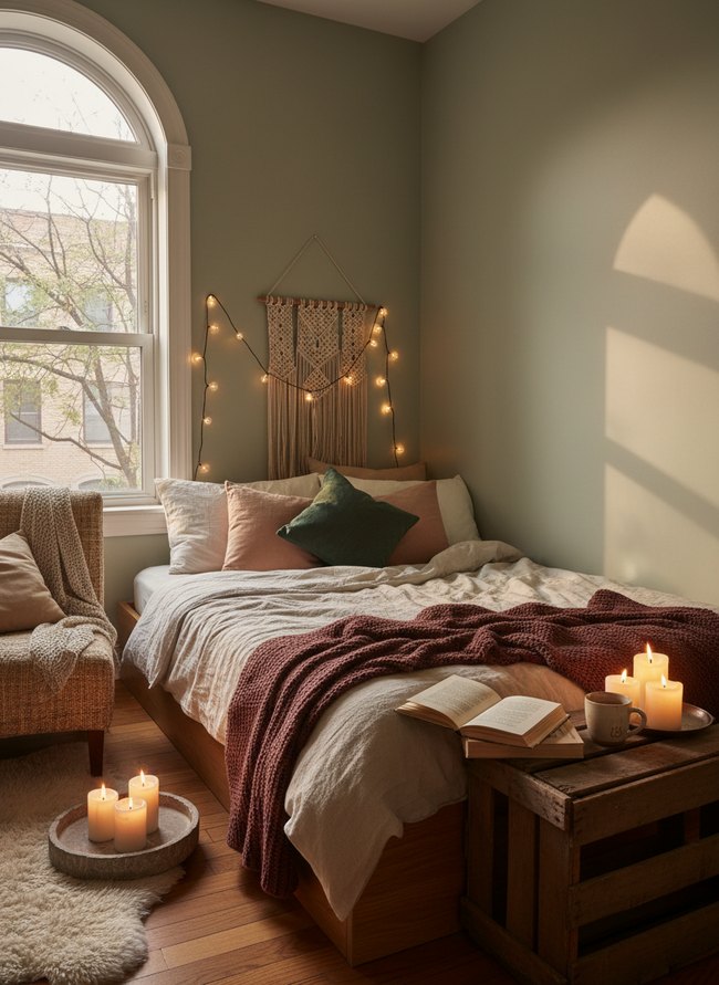 Candlelit Corner Sanctuary