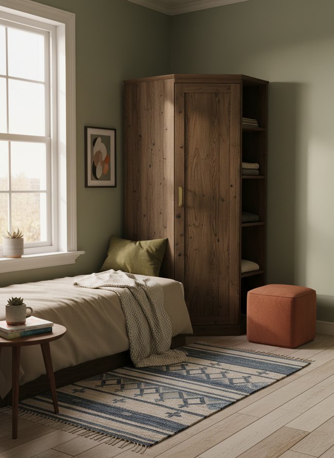 Corner Wardrobe Footprint