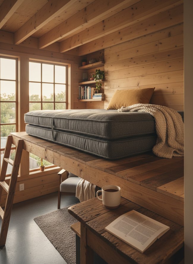 Space-Saving Futon Loft