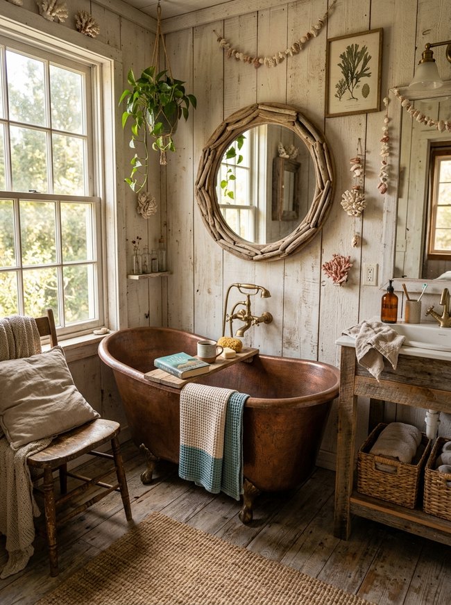 Coral Reef Bathroom Oasis