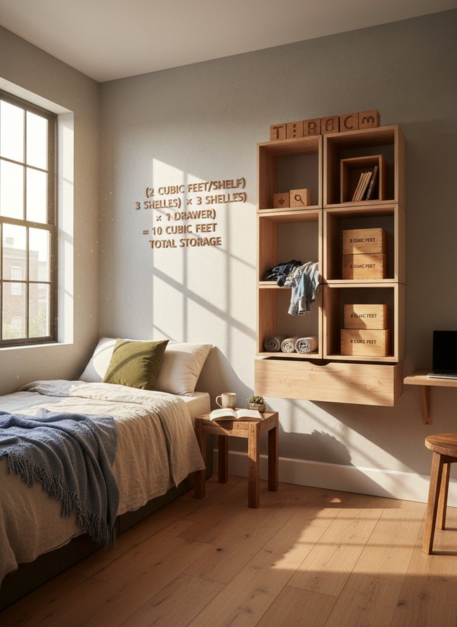 Wall Mounted Shelf Equation