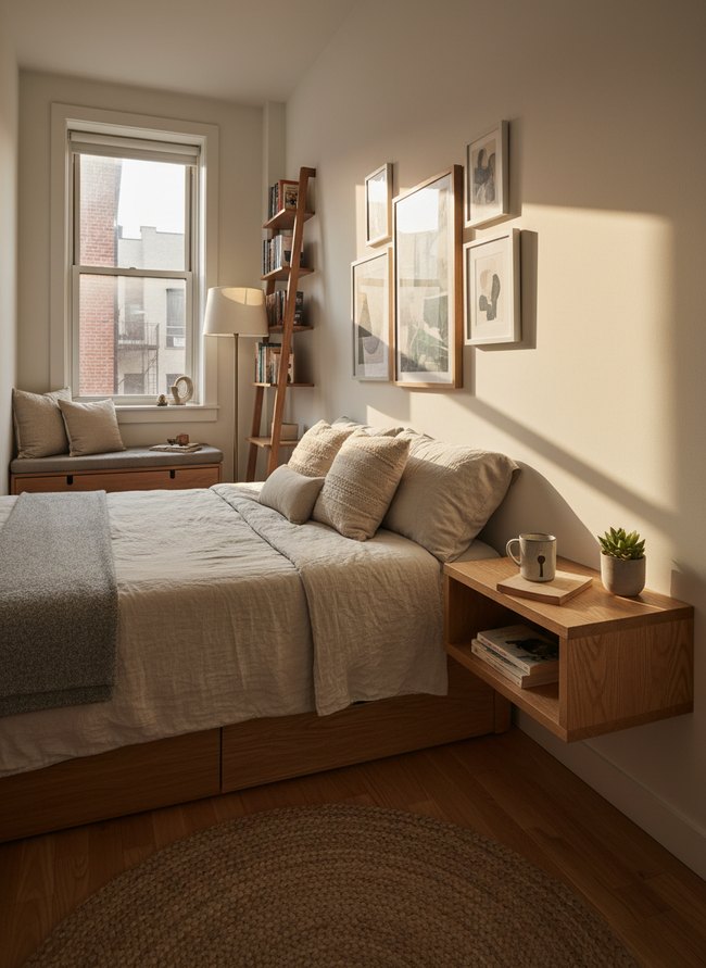 Floating Shelf Nightstand
