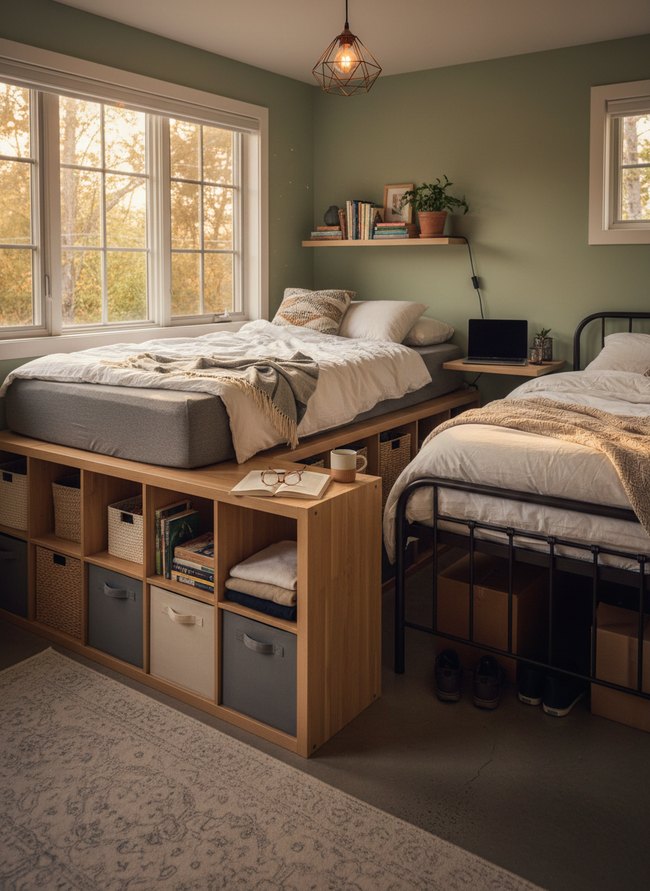 Modular Cube Storage Bed