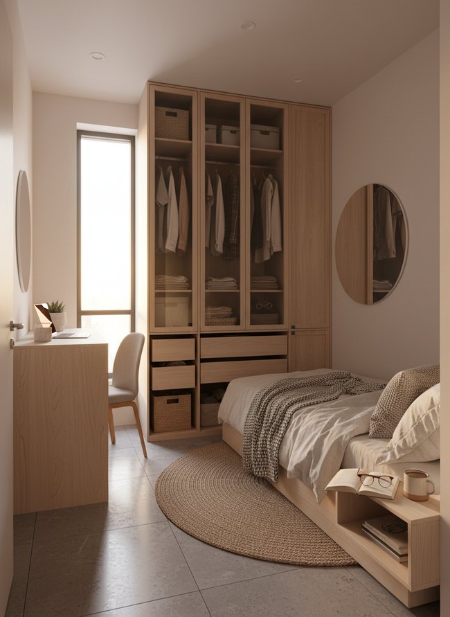 Compact Modular Wardrobe