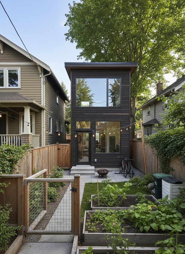 Sleek Contemporary Laneway House
