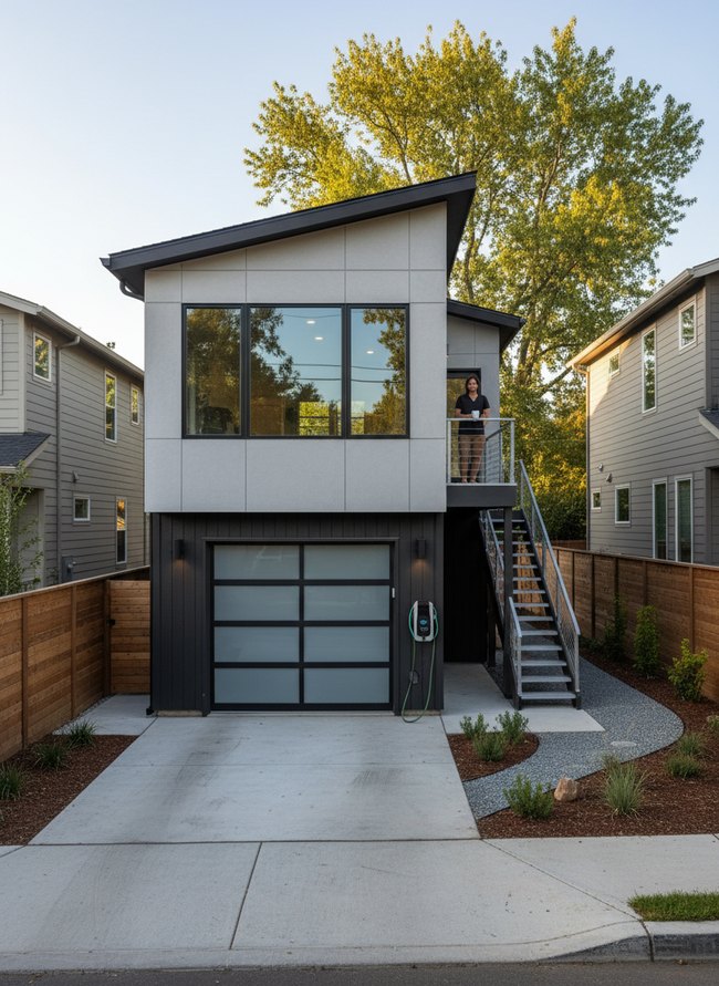 Efficient Lofted Garage ADU