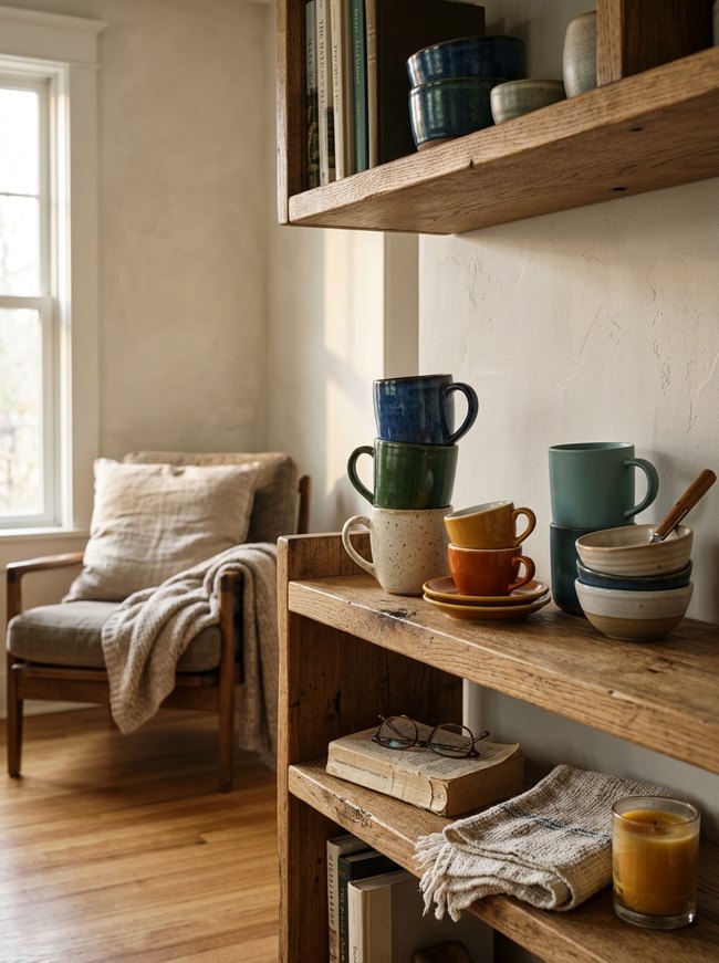 Colorful Mug Collection Layering