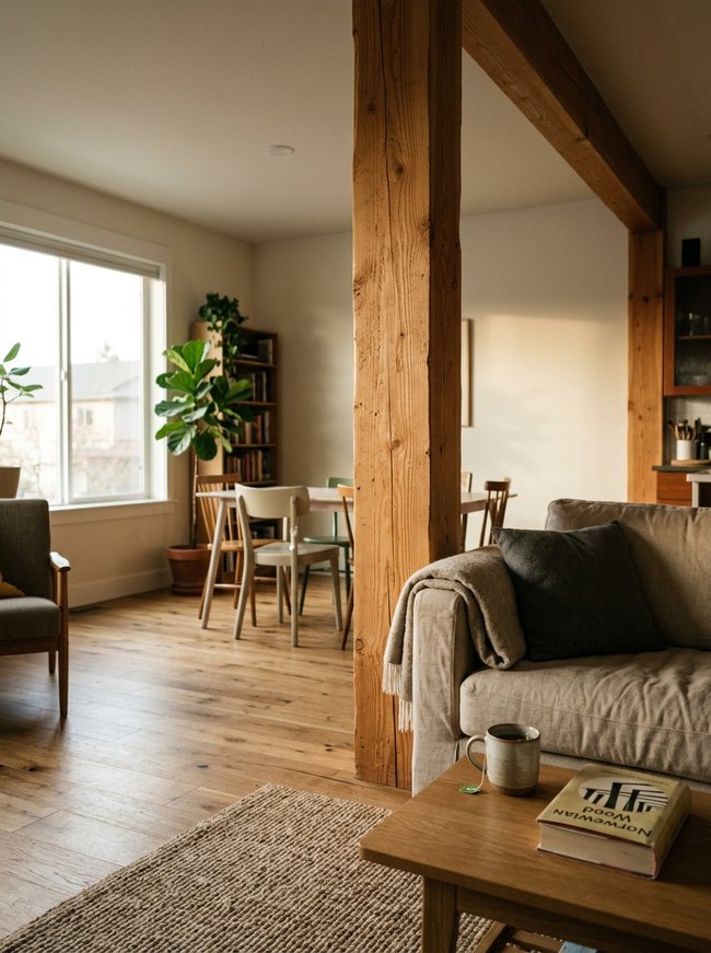 Scandinavian Style Upright Beam