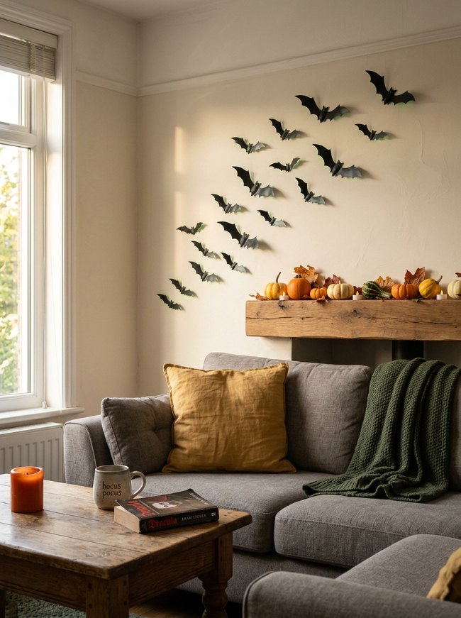 Glow-in-Dark Wall Bats