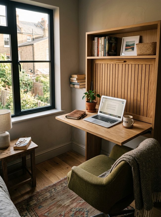 Foldaway Murphy Desk Unit