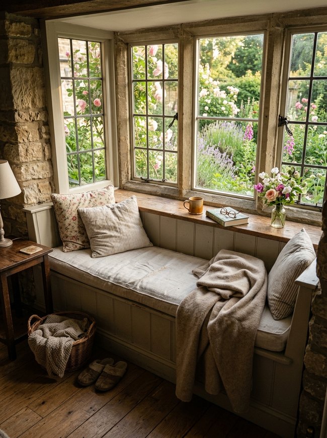 Cottage Garden Window Seat