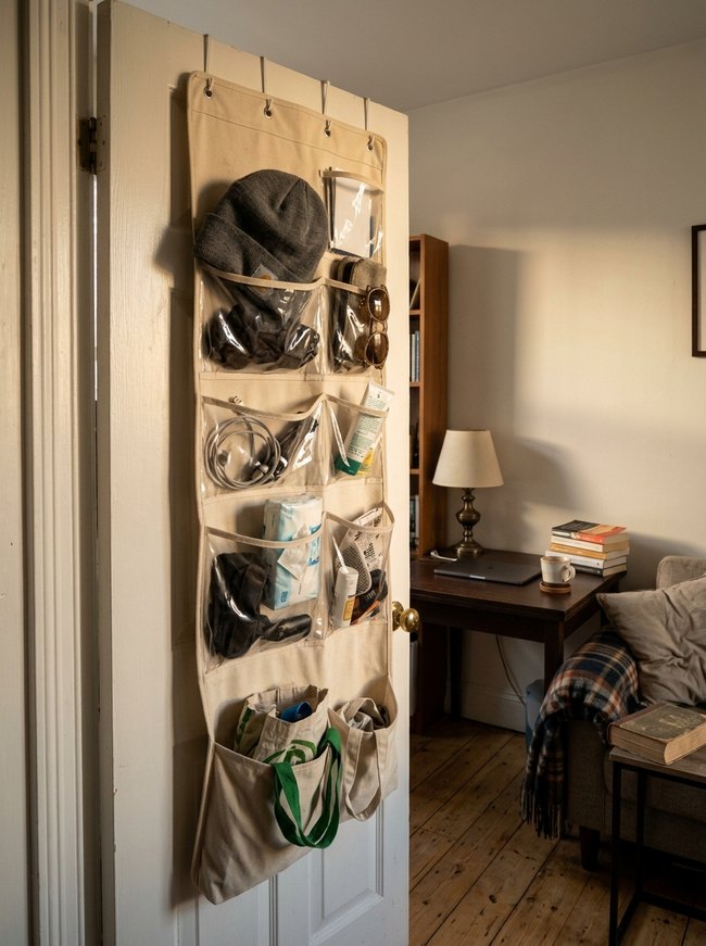 Behind Door Hanging Pockets