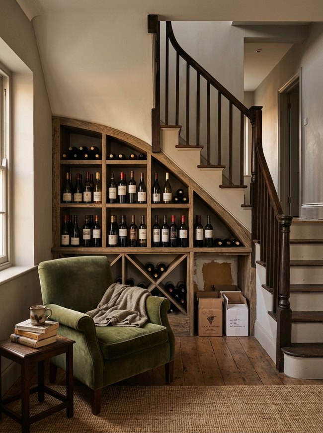 Under-Stair Wine Cellar