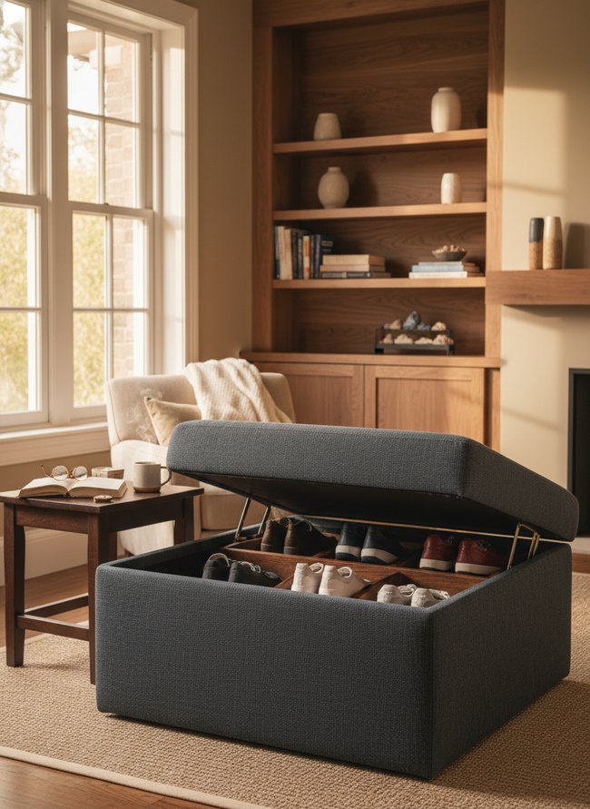 Ottoman Hidden Compartment