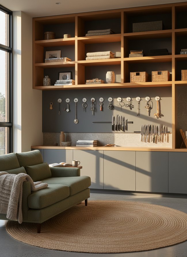 Magnetic Wall Mount Storage