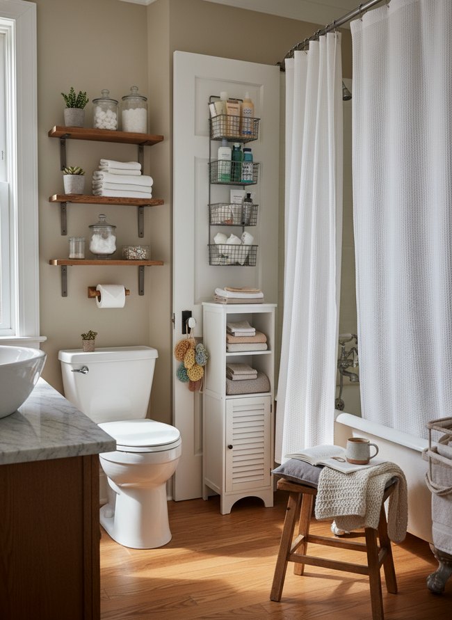 Floating Corner Shelving