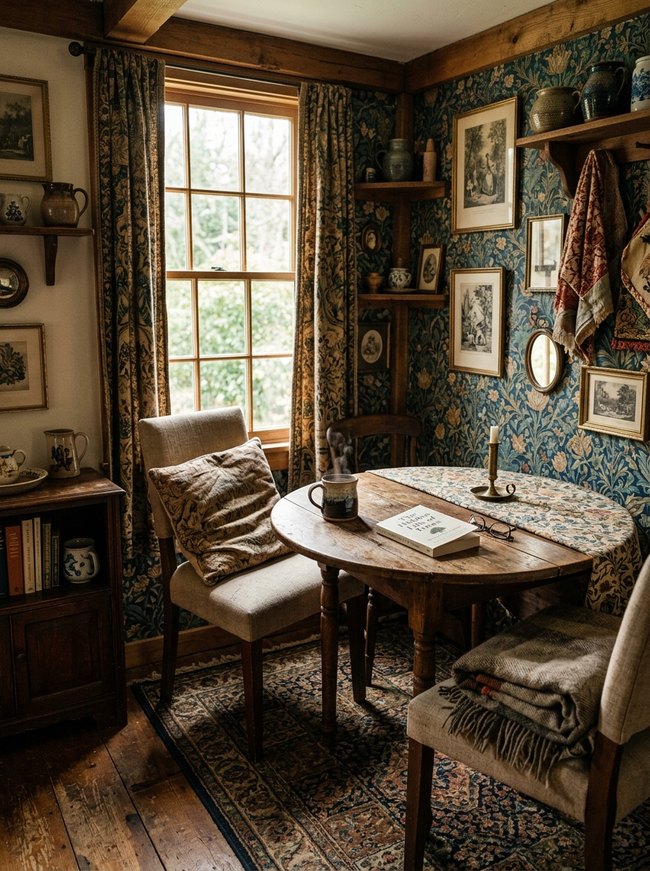 Ornate Patterned Dining Corner
