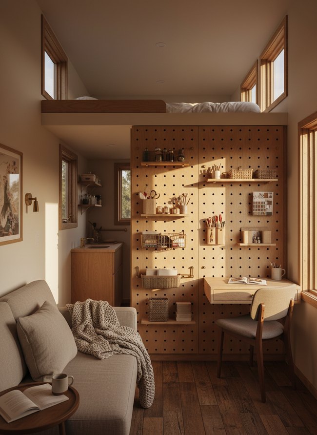 Craft Nook Pegboard System